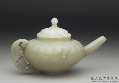 图片[2]-Jade teapot with handle, Mughal Empire-China Archive